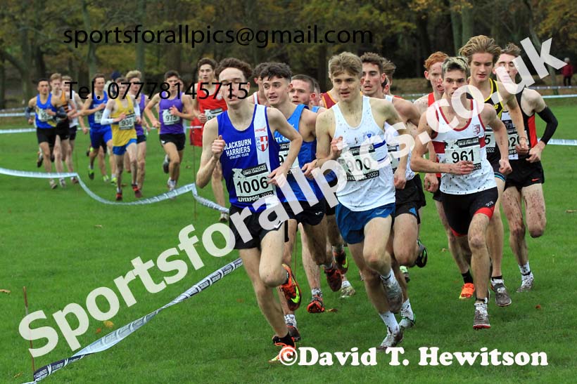 Junior Men, 2022 British Athletics Cross Challenge, Sefton Park, Liverpool.  Photo: David T. Hewitson/Sports for All Pics